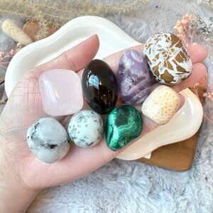 Set of 8 Crystal Tumbles